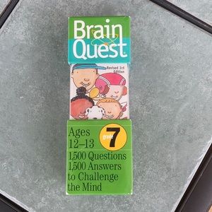 Brain Quest ages 12-13 grade 7 jeopardy kids game